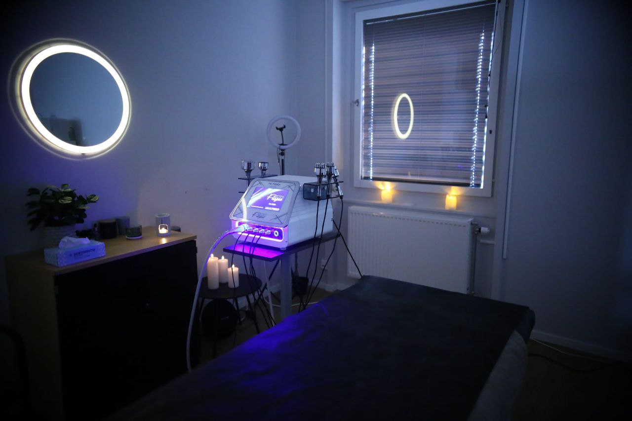 Modern treatment and skincare room